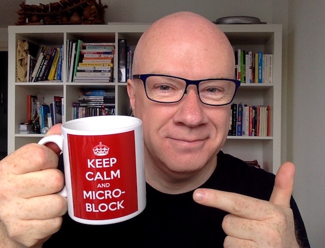 John with microblock mug